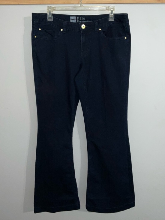 Mossimo Supply Co. Denim - Mossimo Supply Co. Premium Stretch Denim Navy Flare Jeans Size 8